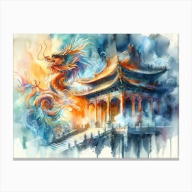 Chinese Dragon Painting 2 Canvas Print