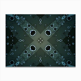 Modern Art Dark Texture Canvas Print