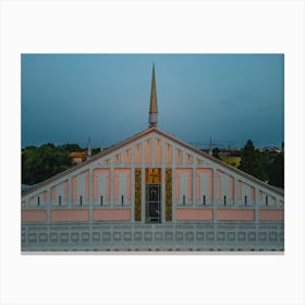 Santa Barbara di San Donato Milanese. Fotografia con droni. Stampa Italia Milano Canvas Print