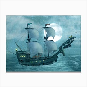 Night Journey Canvas Print