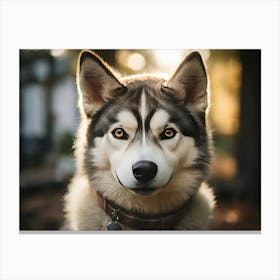 Pet Husky Canvas Print