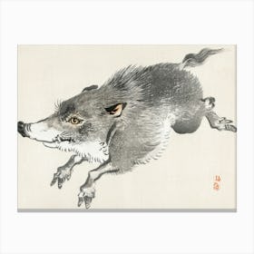 Japanese Wolf Canvas Print