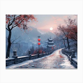 Chinese Landscape 5 Canvas Print