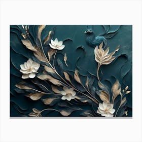 Peacock 49 Canvas Print