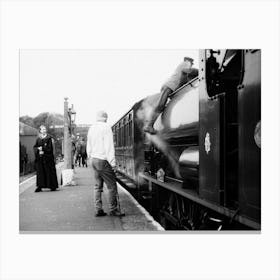 Autum 2024 Isle Of Wight Steam Railway (Halloween) Canvas Print