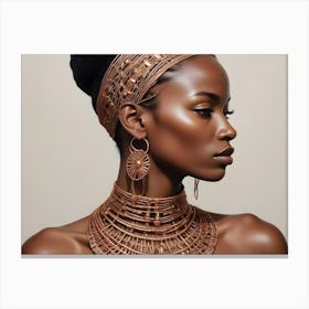 African Woman 4 Canvas Print