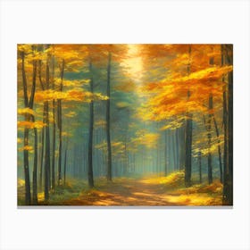 Autumn Forest 28 Canvas Print