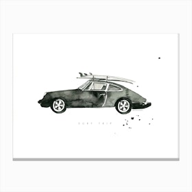 Porsche Surf Trip Canvas Print