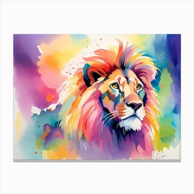 Lion Painting 42 Canvas Print