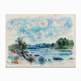 Landscape At Pont–Aven (1892), Pierre Auguste Renoir Canvas Print