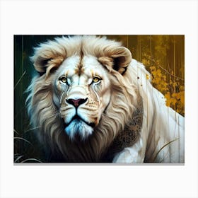 White Lion 18 Canvas Print