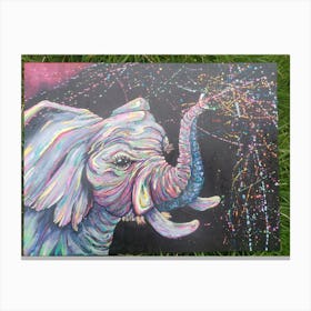 Elephant Painting Canvas Print