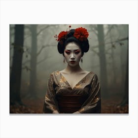 Geisha 6 Canvas Print