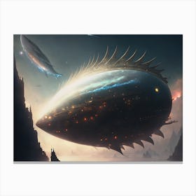 Archaic Blimp Canvas Print