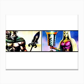 Lance King, Grail Queen (Comic Book Version) Canvas Print