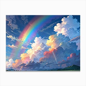 Rainbow In The Sky 12 Canvas Print