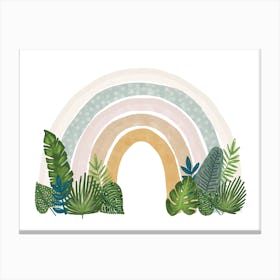 Jungle Rainbow Canvas Print