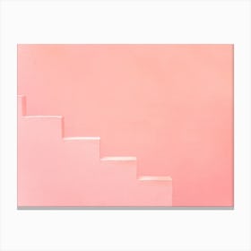 Pink Steps Of Muralla Roja Ii Canvas Print