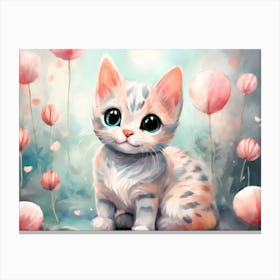 Cute Kitten 1 Canvas Print