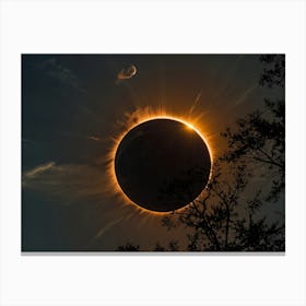 Solar Eclipse Canvas Print