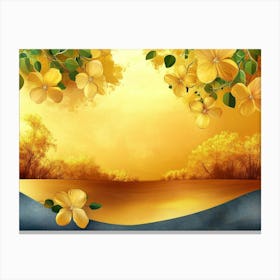 Yellow Flowers Canvas Print