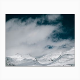 Winter Mountain Landscape II Canvas Print