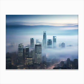 Shanghai Skyline Canvas Print