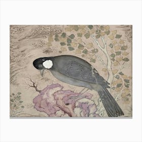 Bird Perched On A Rock 2 Canvas Print