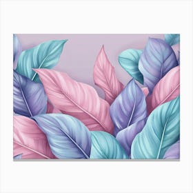 Exotic Seamless Border, Pattern Background Texture 1 Canvas Print