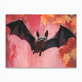 Bat In Flight Canvas Print