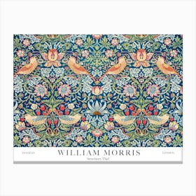 William Morris Prints Strawberry Thief Original Landscapes Landscape Botanical Vintage Canvas Print