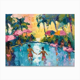 Pool Dreaming Canvas Print