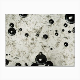 Water Bubbles Under The Microscope 3 Canvas Print