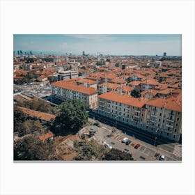 Milan Horisont Poster Print Canvas Print