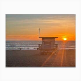 California Sunset Canvas Print