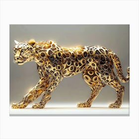 Golden Leopard Canvas Print