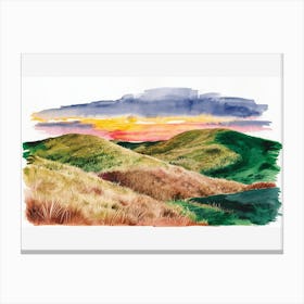 Silent Greenscape Canvas Print