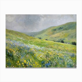 Wildflowers In The Valley Canvas Print