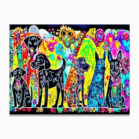 Doggy Kingdom - Doggieland Canvas Print