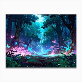 Forest Hd Wallpaper Canvas Print