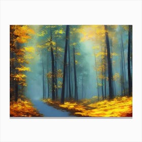 Autumn Forest 30 Canvas Print