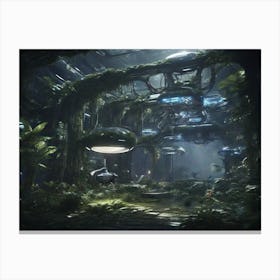 Alien Forest Canvas Print