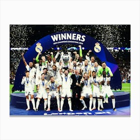 Real Madrid Winners Final 2024 Canvas Print