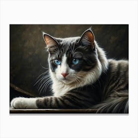Relaxing Cat Canvas Print
