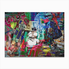 Love In The City Canvas Print