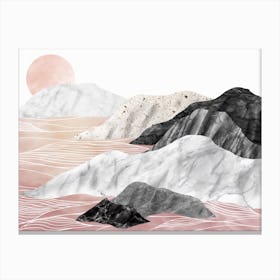 Marble Landscape I Canvas Print