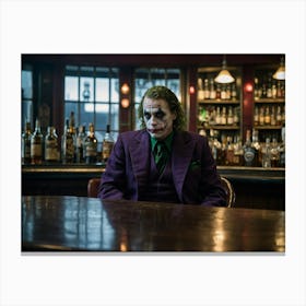 Joker In The Dark Knight 1 Canvas Print