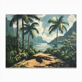 Palm Trees Canvas Print