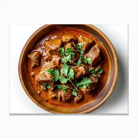 Indian Curry In A Bowl Canvas Print