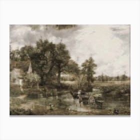 The Hay Wain, John Constable Canvas Print